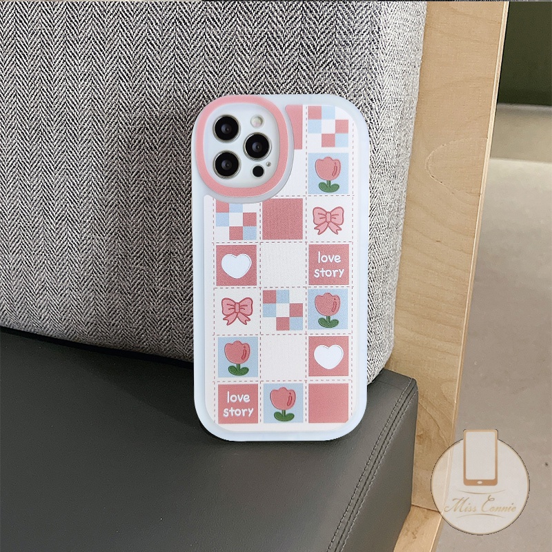 Casing Love Heart Fresh Flower Redmi Note10 8 9 11 11s Note 10S 10 Max Plus Redmi 12C A1 9A 10C 10 9 9T 9C NFC POCO M3 F4 K40s POCO X3 Pro NFC Silikon Shockproof Soft Cover