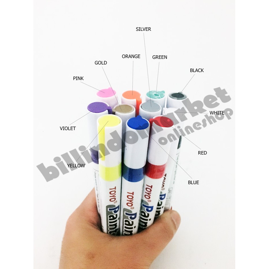 

Spidol Ban Paint Marker TOYO SA 101 Putih / White