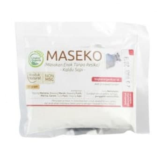 

Lingkar Organik MASEKO kaldu sapi bubuk 100 gram Repack / Kaldu Sapi