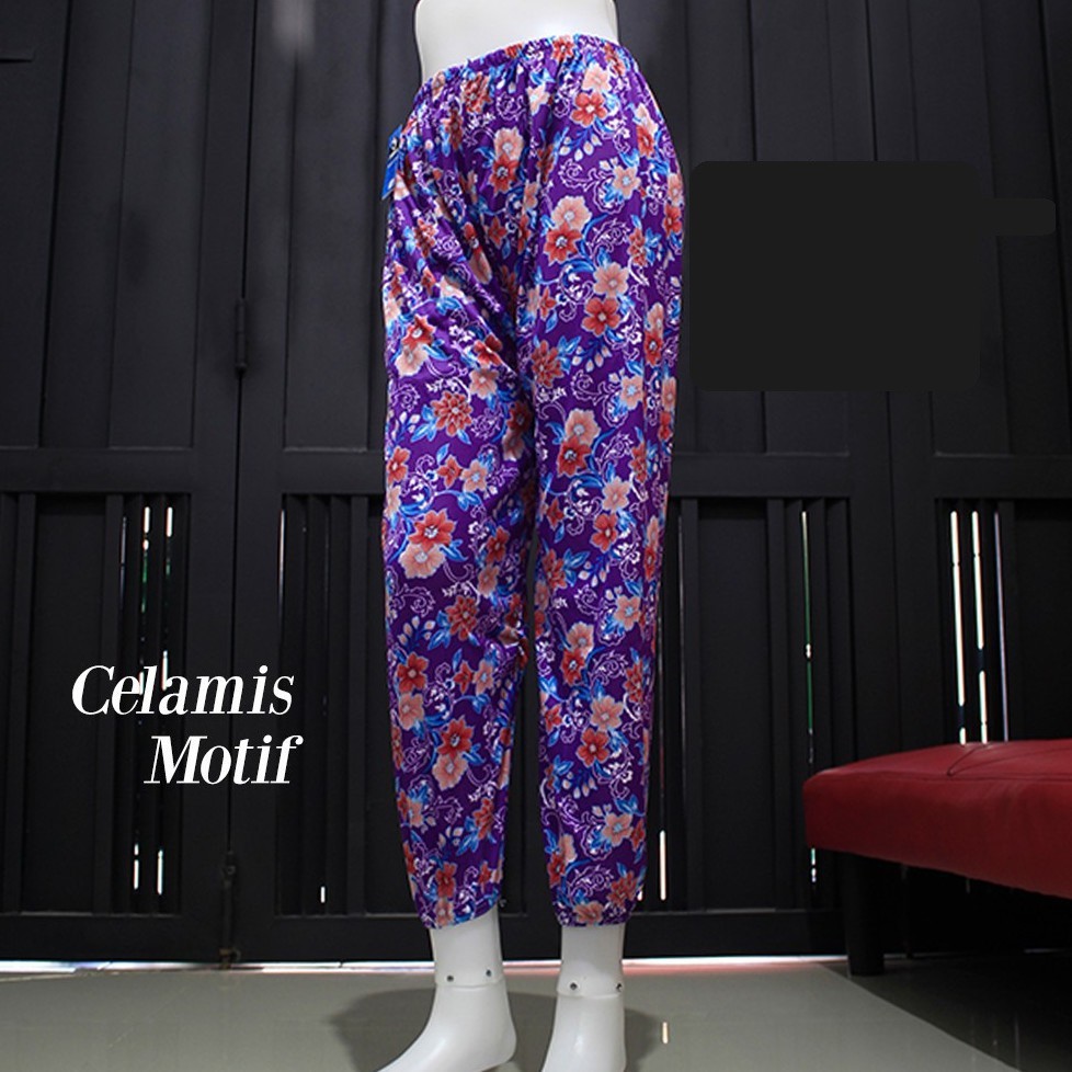 Celamis Celana Dalaman Gamis Perempuan / Legging Panjang Pendek Motif Wanita / Lejing Kulot Cewek / Leging HYGET