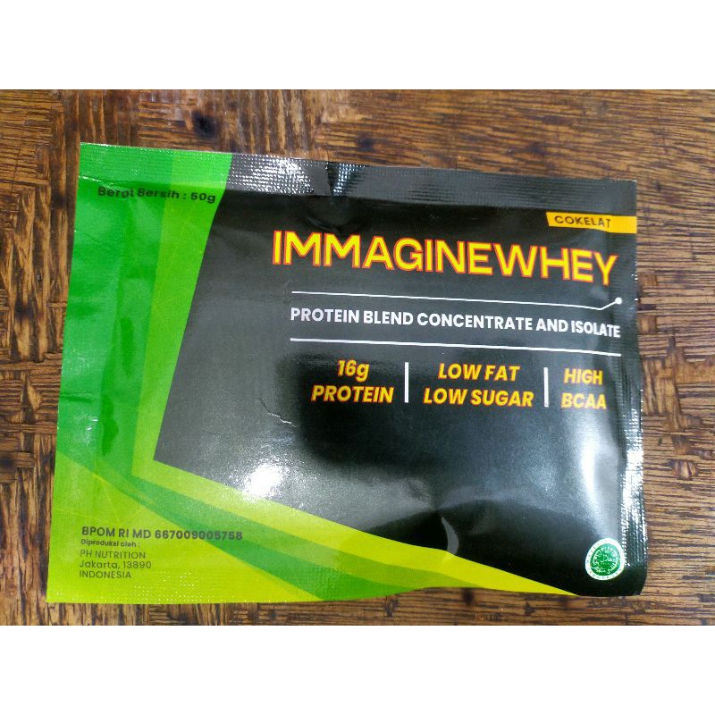 Susu Immagine Whey/Whey Protein/Susu Tinggi Protein Kemasan Sachet