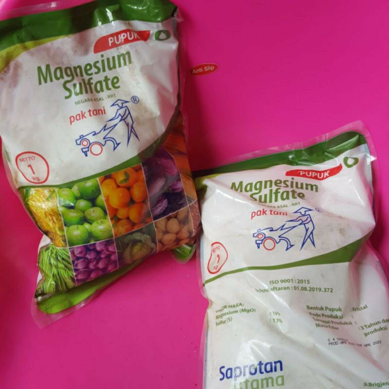 Garam Epsom Pupuk Magnesium Sulfat (MGSO4) Pak Tani 1KG Garam inggris