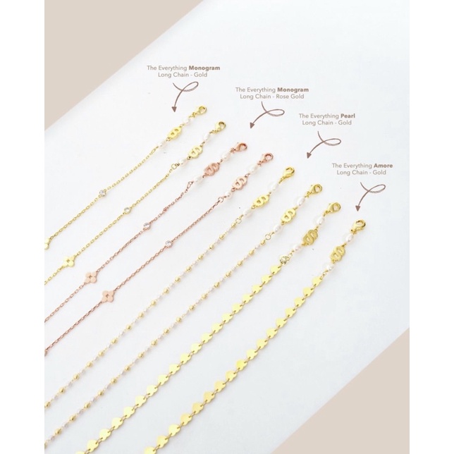 [BUTTONSCARVES] Monogram - The Everything Long Chain