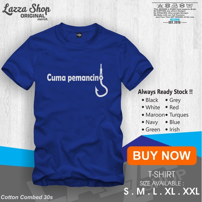 Kaos / Baju / T-shirt Cuma Pemancing Mancing Distro keren Murah