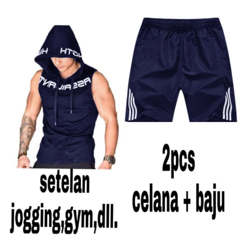 STELAN JOGGING / SET PRIA ASSA/BAJU SETELAN COWOK / BAJU SET GYM PRIA / SET OLAHRAGA /STELAN PRIA]