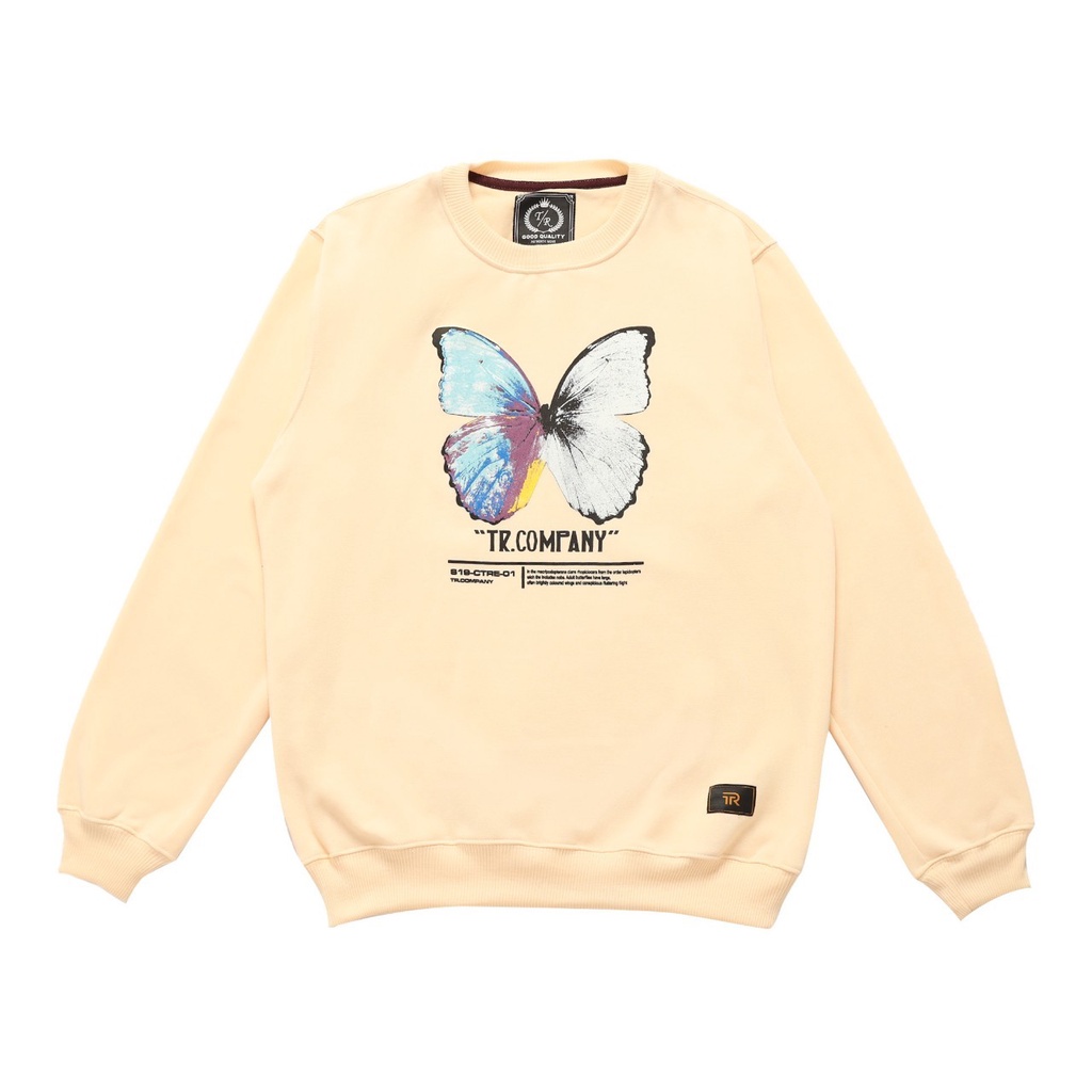 SWEATER CREWNECK PRIA CREAM WANITA OVERSIZE MOTIF SIMPLE TR TERLARIS SWEATSHIRT ORIGINAL SWEATSHIRT WANITA