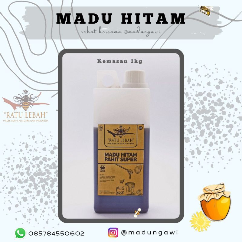 

Madu Hitam Super Pahit 1kg