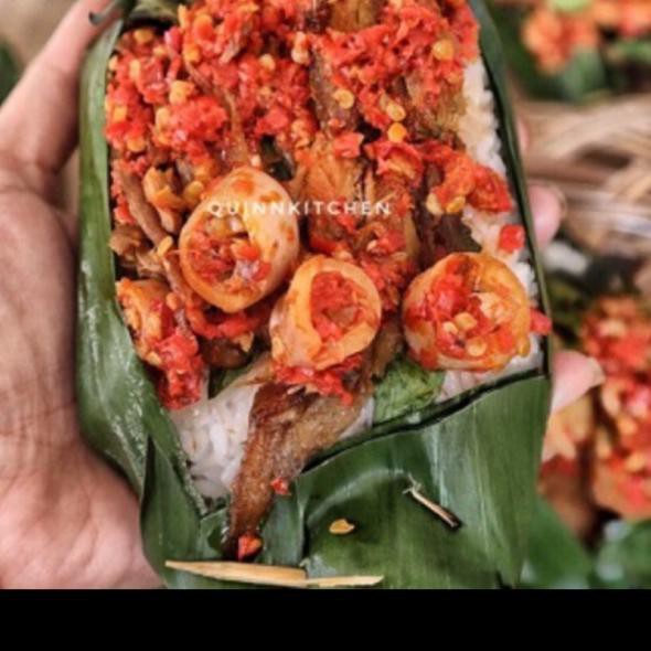

READY BOSKYU Nasi Bakar isi 3 Lauk