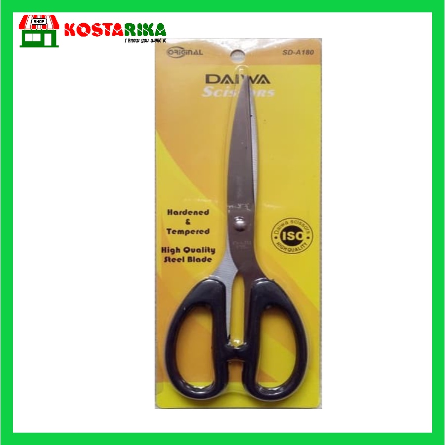 Gunting Stainless Gunting Kertas stainless besar Tajam kuat murah meriah Daiwa SD-A180