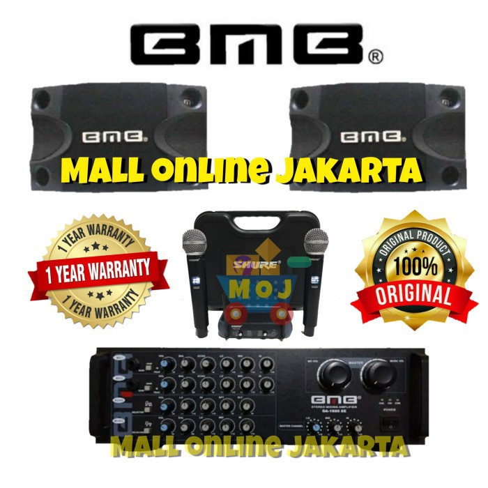 Paket karaoke Bmb original 10 inch sound system da1600