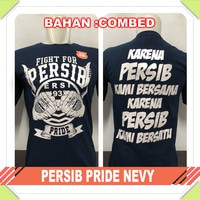 kaos bola lokal PERSIB PRIDE NEVY - bobotoh bandung - grosir murah - baju pria trendy - keren