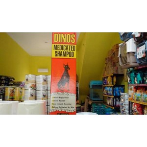 Dinos medicated 500ml for dog shampo