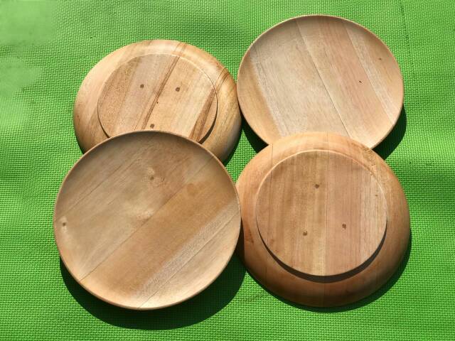 Piring Kayu 25 cm wooden plate