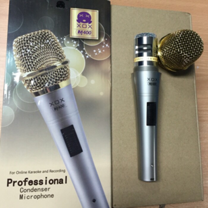 Terbaru PAKET SOUNDCARD XOX KS108 MICROPHONE MIC M400