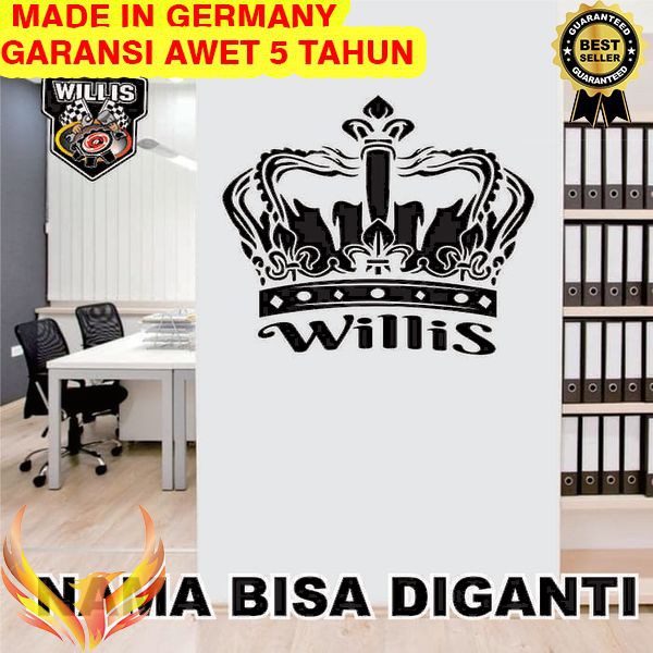 

TERMURAH Wall Sticker Stiker mahkota logo cutting stiker 60 cm Phoenix Star