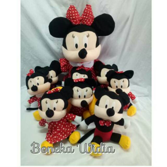 Boneka Beranak Micky Minnie Mouse Jumbo