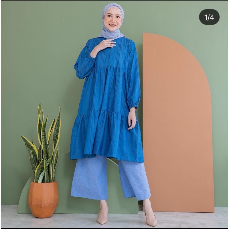 EMA DAILY - AMIRA TUNIC DENIM