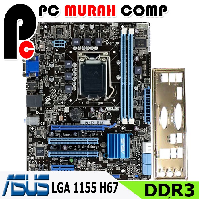 MOBO / Motherboard Intel LGA 1155 H67 ASUS ONBOARD