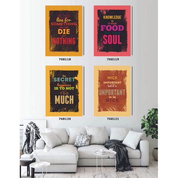 

Buku Tulis / Notebook / A5 Jepang / Typography / Set 2530