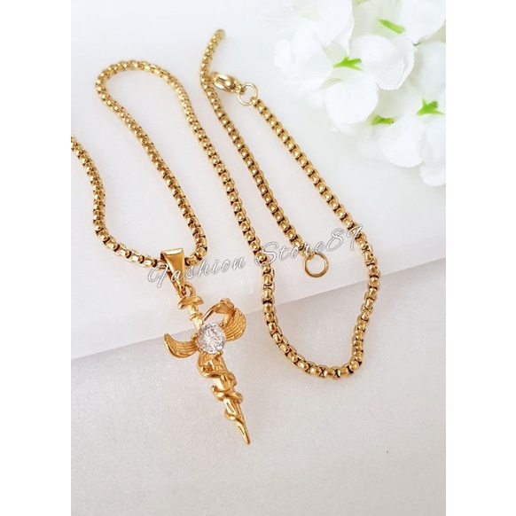 Kalung Salib Impor Fashion Kalung salib metal kalung salib Kalung rohani fashion Pria dan wanita