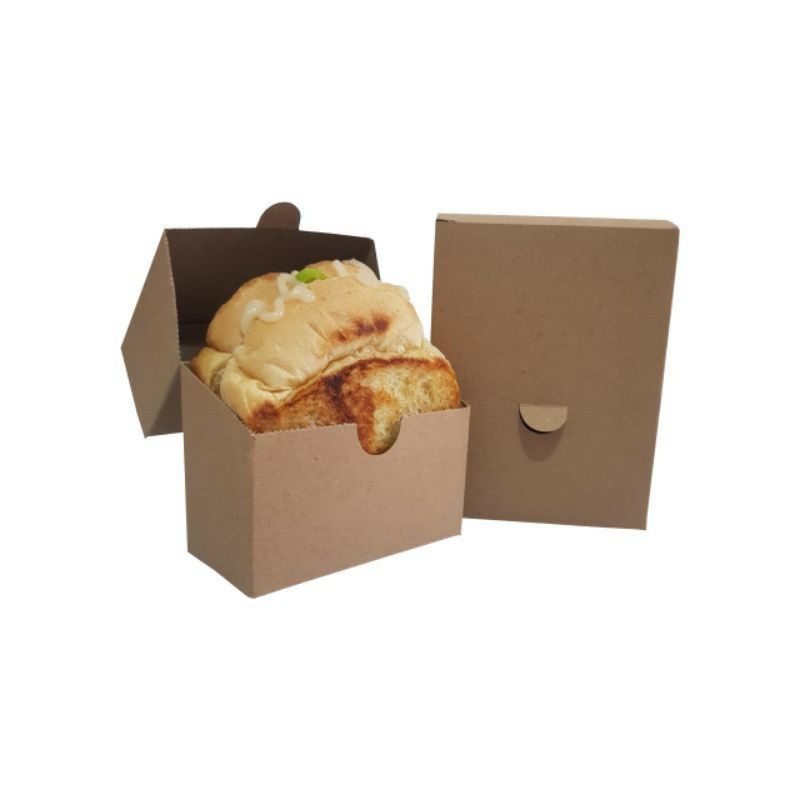 

Toast Take Away Paper Box (Box Bakar/Roti Panggang) Ukuran 10x5x13 cm