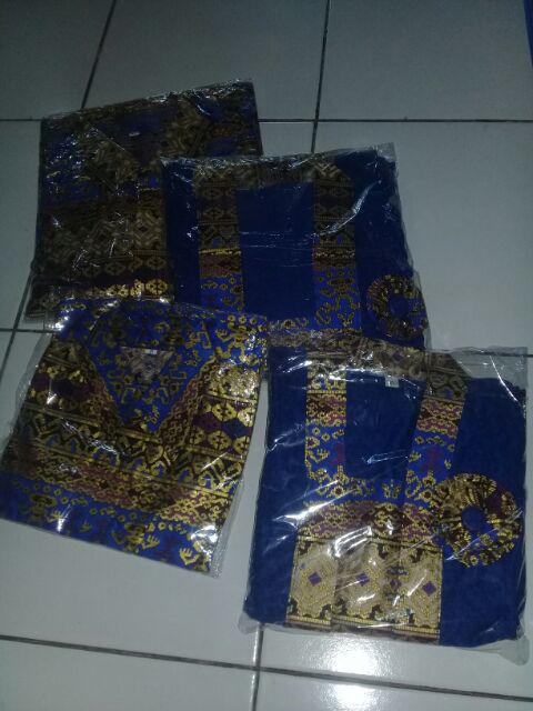 Batik Couple Keluarga R&b Motif Roty,bahan Katun Prada Mix Embos