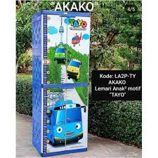 EXEL KONTAINER BOX LEMARI BAJU PLASTIK SUSUN 4 KUNCI TAYO