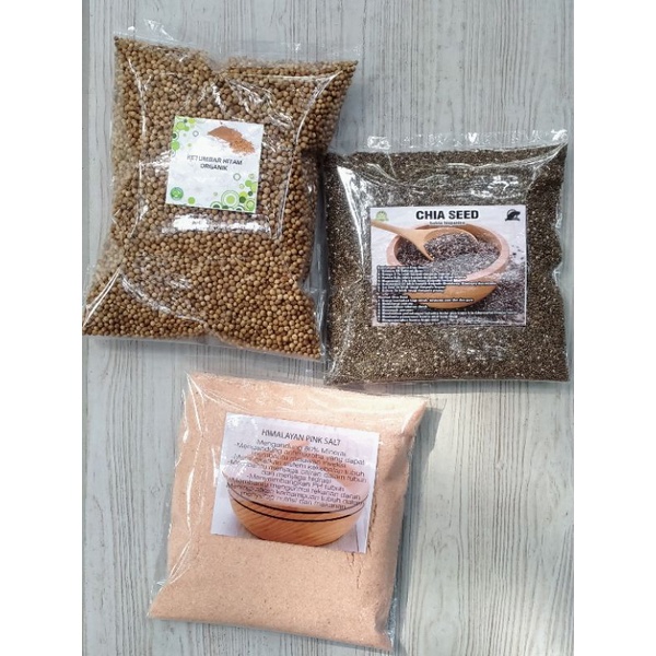 

garam himalaya chia seed ketumbar