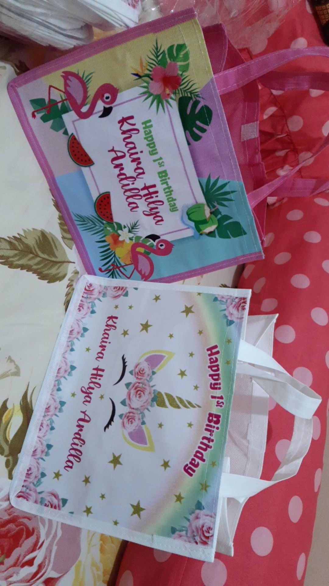 Tas Ultah Custom Bento  Uk 25  X 18 X 20 - Kualitas Bahan Tebal Dan Bagus