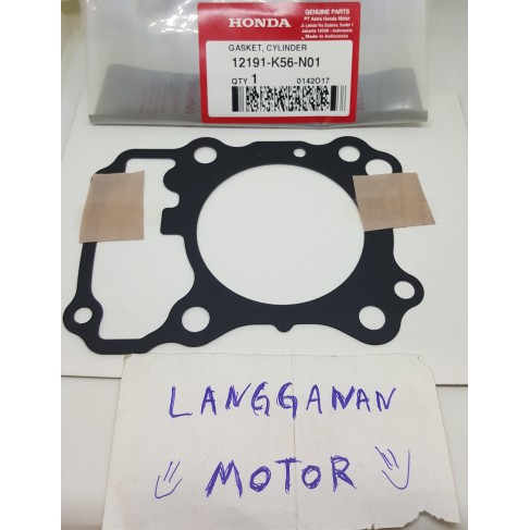 paking gasket bawah blok block seher new CB 150r sonic 150 ori Ori 100%
