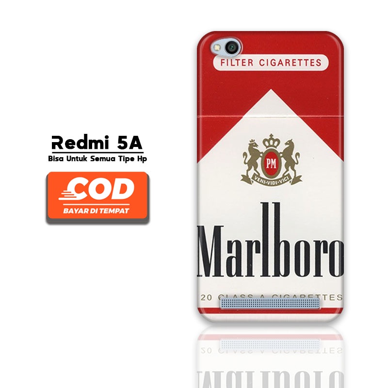 Case Xiaomi Redmi 5A Fashion Rokok Keren Series - Softcase Glass Kaca Hardcase Casing Hp Kesing Hp C