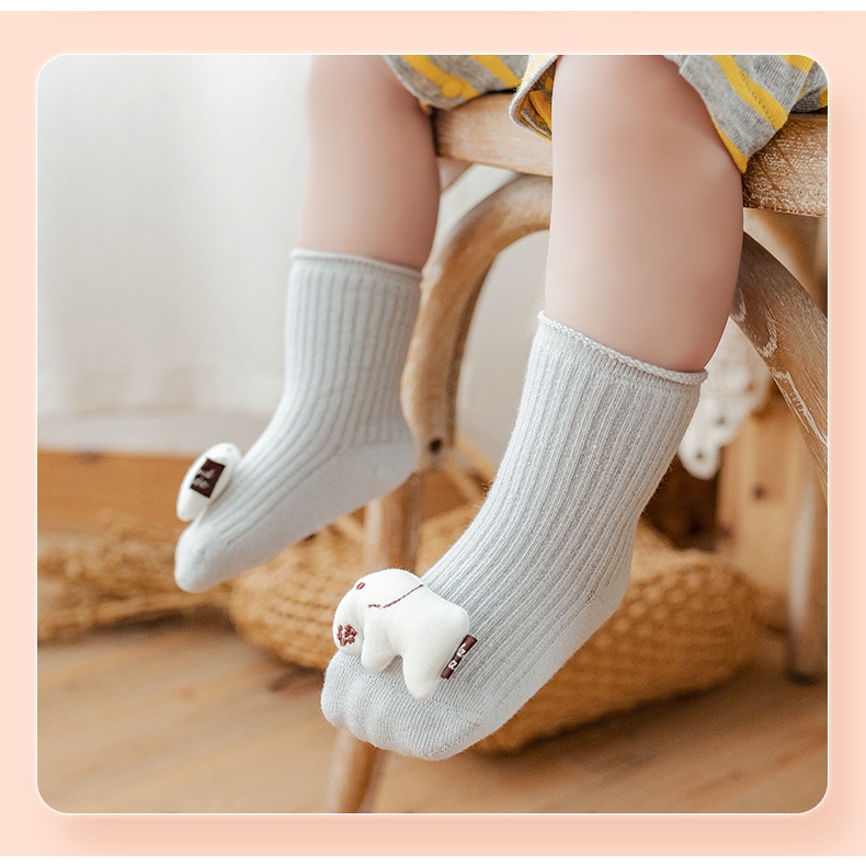 BABY STORE01  -  JJD KAOS KAKI PREWALKER BAYI 3D KARAKTER BONEKA TIMBUL