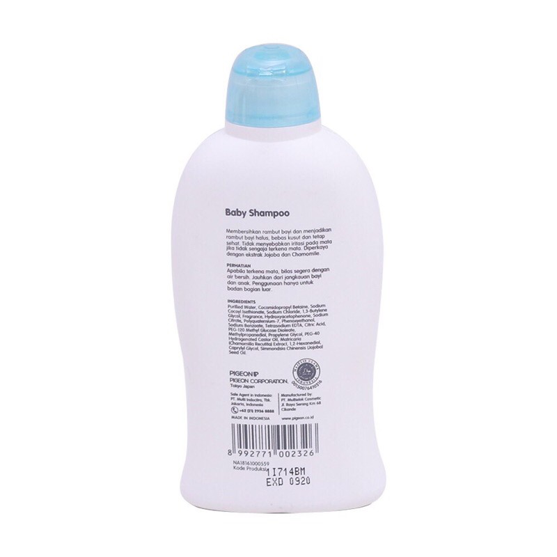 Pigeon Baby Shampoo Chamomile Kemasan 100ml/Shampo Bayi SNI 100% Aman/Perlengkapan Bayi Harga MURAH