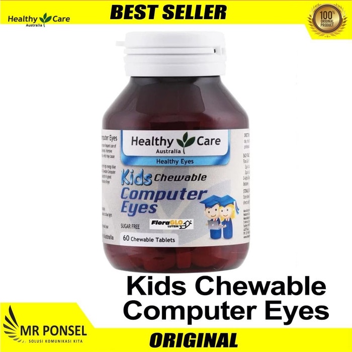 ✔TERBARU HEALTHY CARE KIDS COMPUTER EYES 60 CHEWABLE - 1 BOTOL