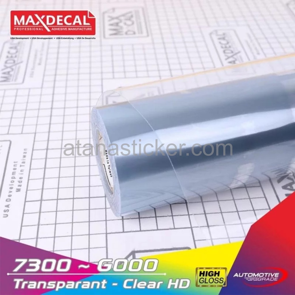 Max Decal Skotlet Transparant Scotlet Tembus Stiker Transparent Sticker Bening Vinyl Motor Mobil