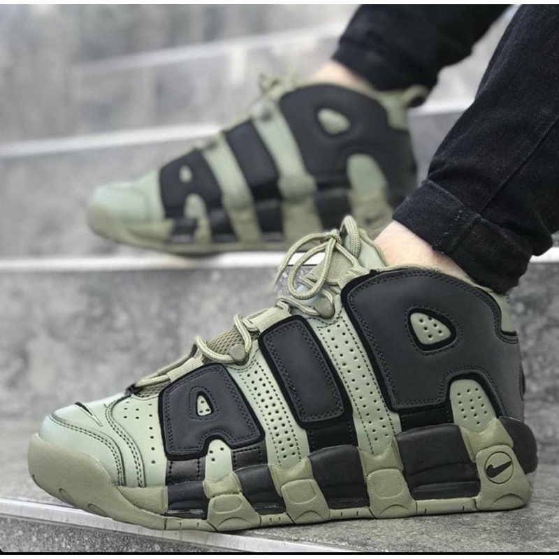 Nike air more up tempo dark stucco