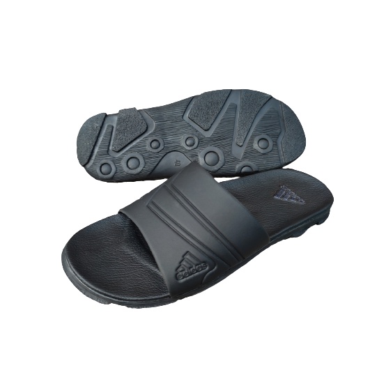 Sandal Pria Dewasa Terbaru Hitam Polos/Sandal Pria Kekinian Elegan/Sendal Terbaru Nitro Hitam Polos