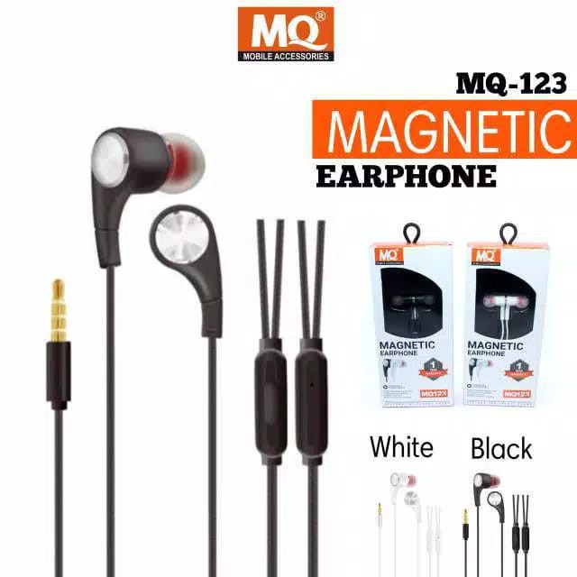 SB HF 123 Earphone Headset Kabel Magnetic Stereo Super Big Bass