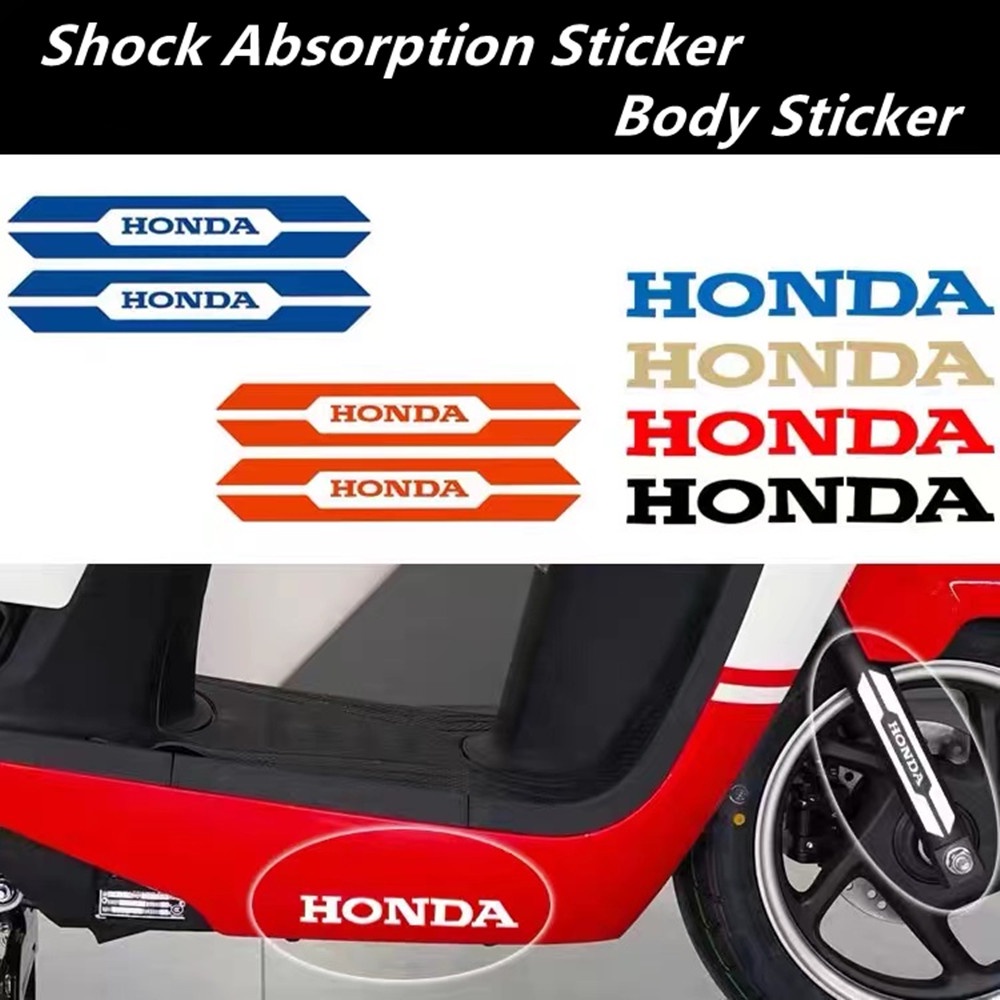 2pcs Stiker Reflektif Tahan Air Untuk HONDA ADV150 PCX160 600RR CB1000R CB650F CBR300R VFR1200 CR