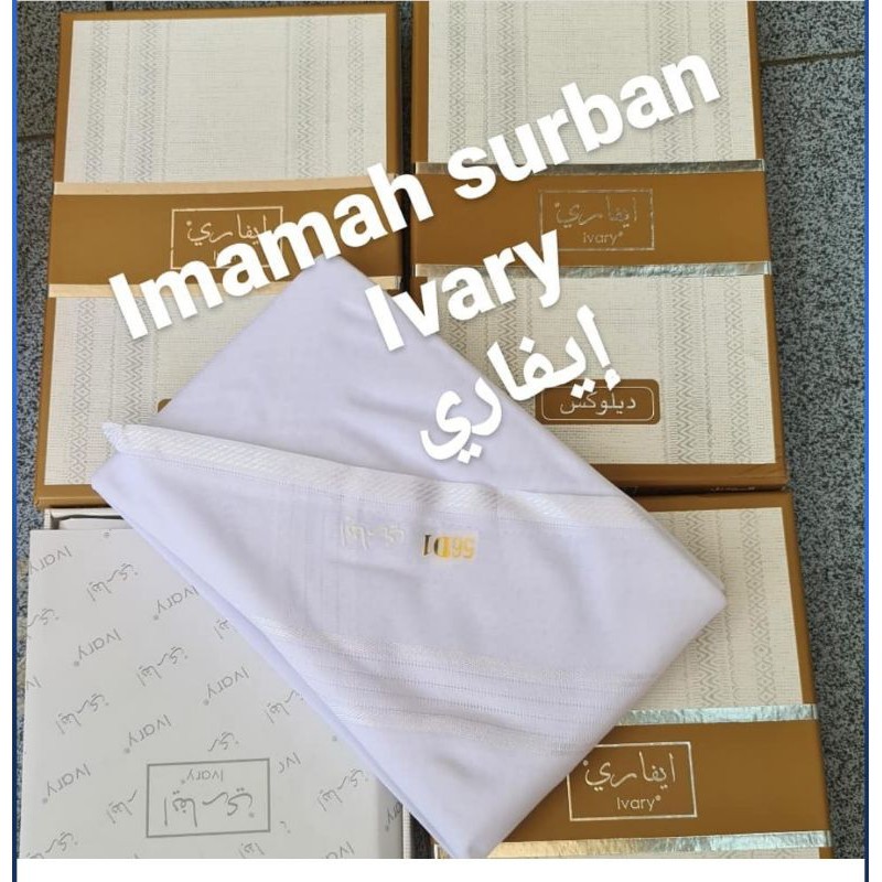 ivary gutroh imamah saudi size 54 58 dan 60