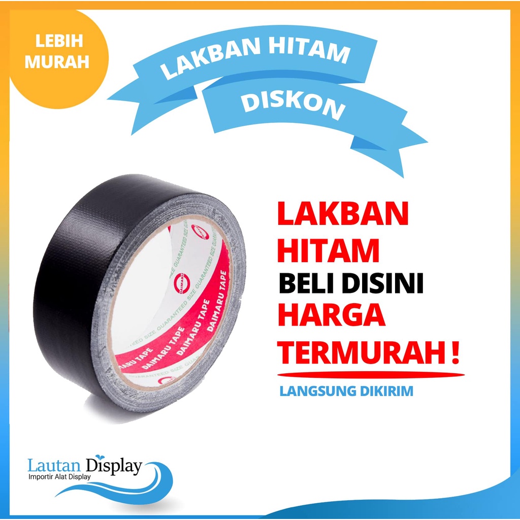 

Lakban Hitam Besar 2 Inchi, Selotip Hitam Besar, Solatip Hitam Besar, Isolasi Hitam Besar, Solasiban Hitam, Besar, Kecil, Anti Bocor, Tebal, Sedang, Gede