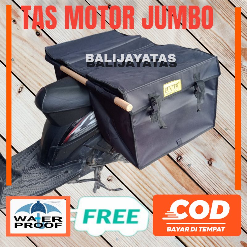 Tas motor Jumbo Anti Air Tas obrok Tas kurir Tas laundry Tas Untuk Memuat Barang anda