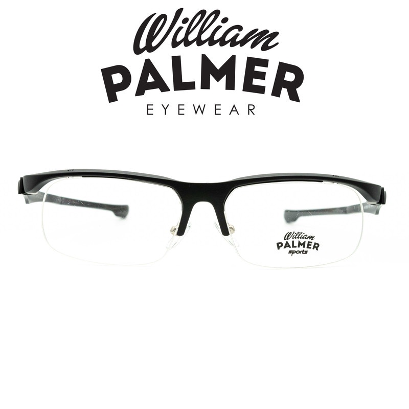 William Palmer Kacamata Pria Wanita Sport 7089 C421 Black