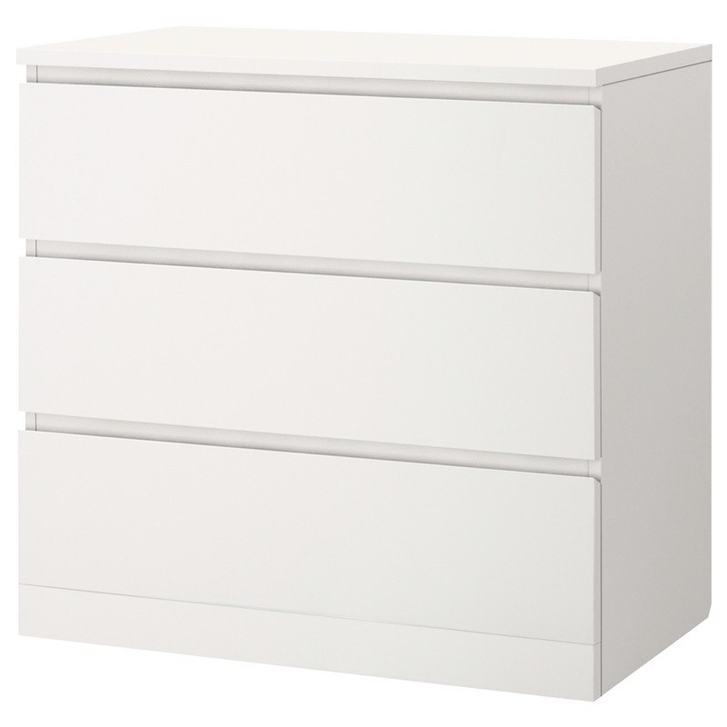 lemari 3 laci ikea/malm/lemari serbaguna/lemari anak