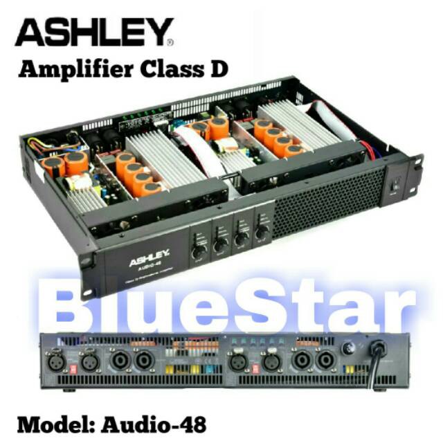 Promo Harga Murah  Power Ashley Audio 48 Original Amplifier 4 Channel Class D