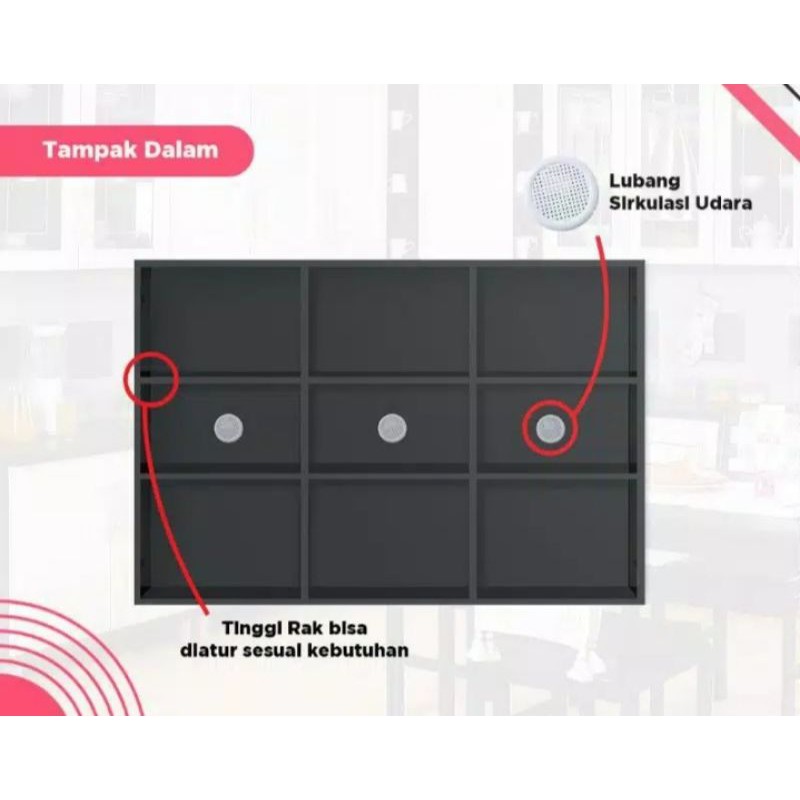 kitchen set atas/lemari dapur gantung minimalis