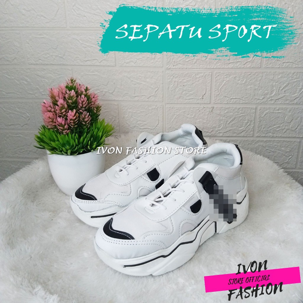 Sepatu Olahraga Fashion Korea Sepatu sport Pria dan Wanita Murah Bisa COD