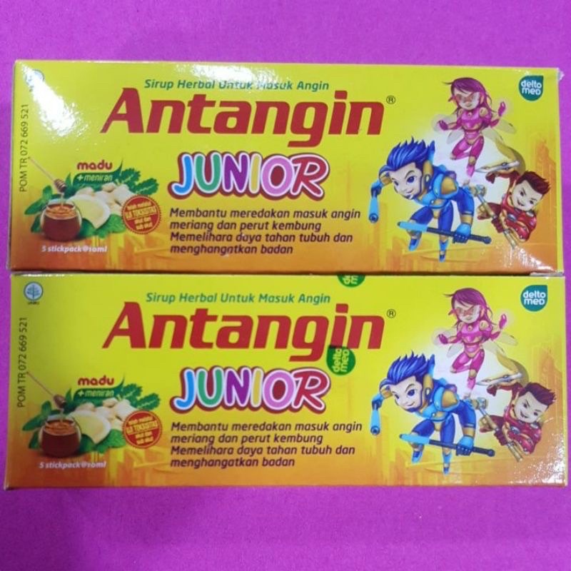antangin junior/antangin anak/sirup herbal masuk angin untuk anak