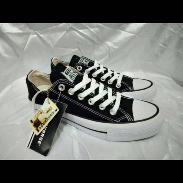 Sepatu vans korea tali putih all star