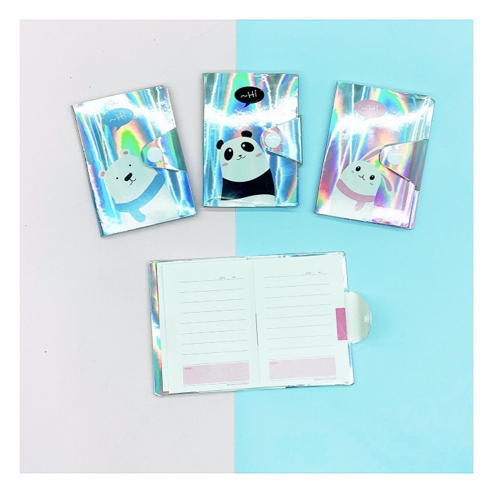 

Nikmati Notes Cute Animal Fat Hologram Bergaransi